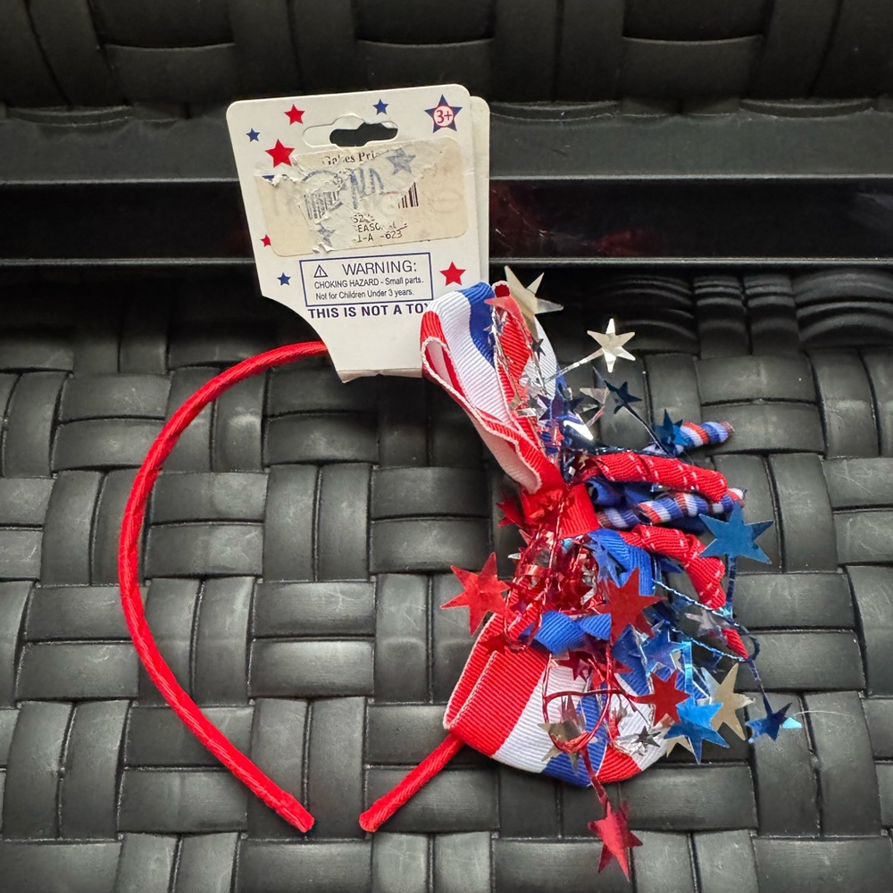 Red, White, and Blue Star Headband